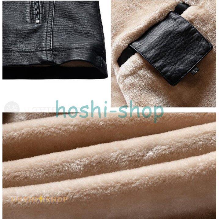 レザージャケット 革ジャン G-1 メンズ 裏起毛 デッキジャケット