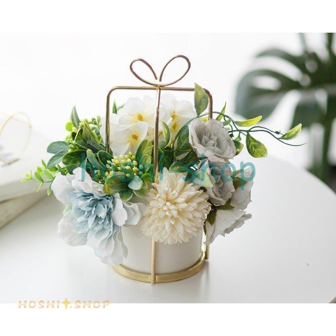 造花 インテリア 花瓶付き フラワーアレンジメント ブーケ パーツ