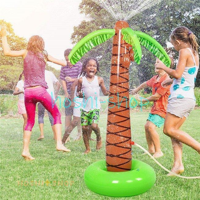 夏用プール遊びグッズ まとめ売り、10点 噴水 おもちゃ ヤシの木 プール 水遊び 目立つ ナイトプール ビーチ