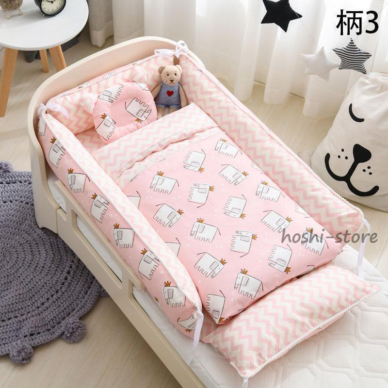 ベビー布団 ベビーベッド布団セット ベッドガード 枕付き 掛布団