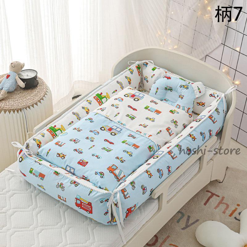 ベビー布団 ベビーベッド布団セット ベッドガード 枕付き 掛布団