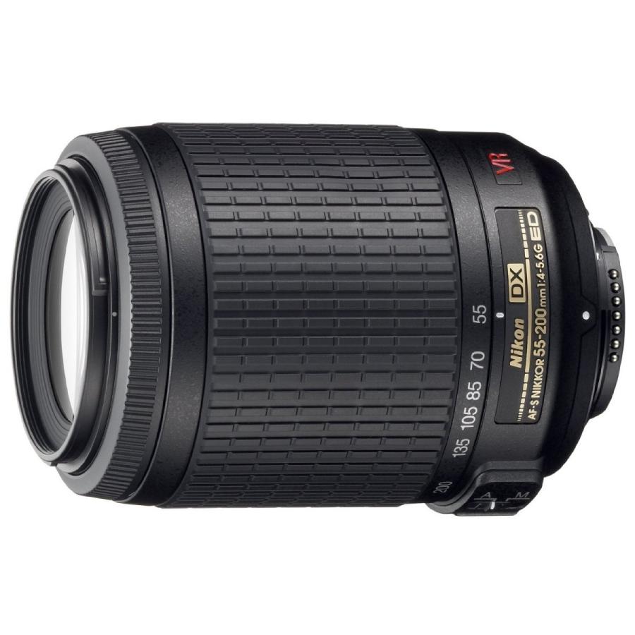 アウトレット 新品未使用 Nikon 望遠ズームレンズ AF-S DX VR Zoom Nikkor 55-200mm f/4-5.6G IF-ED ニコンDXフォーマット専用｜hoshigulf-1