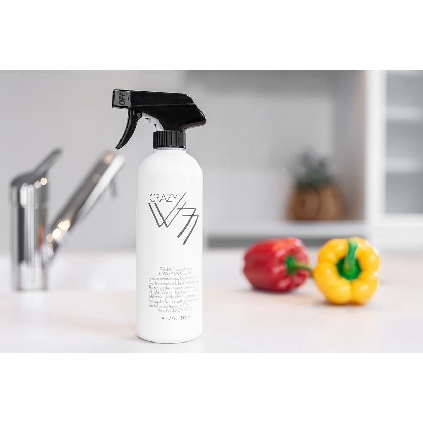 日本製 食品噴霧可能 アルコール消毒液 CRAZY VV77 2種SET 5L 詰替え用