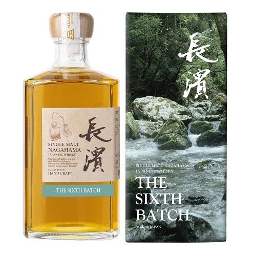長濱 THE SIXTH BATCH ザ シックス バッチ 500ml カートン付き 長濱蒸留所 シングルモルト ジャパニーズウイスキー nagahama 長濱浪漫ビール