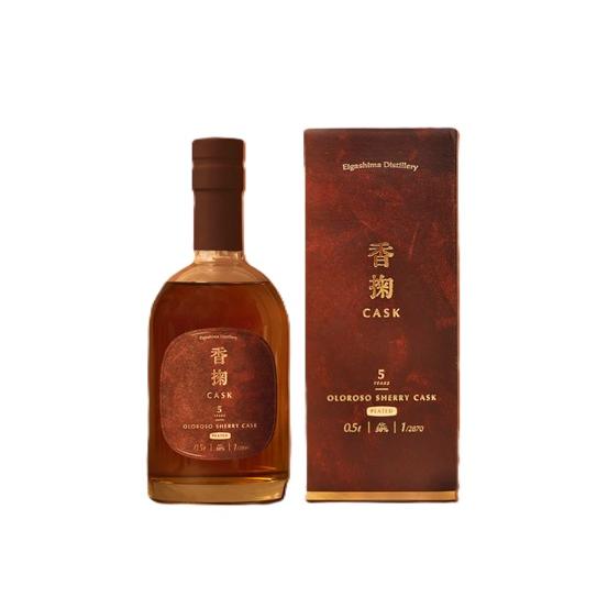 江井ヶ嶋酒造 香掬 かすく オロロソシェリーカスク5年ピーテッド 500ml