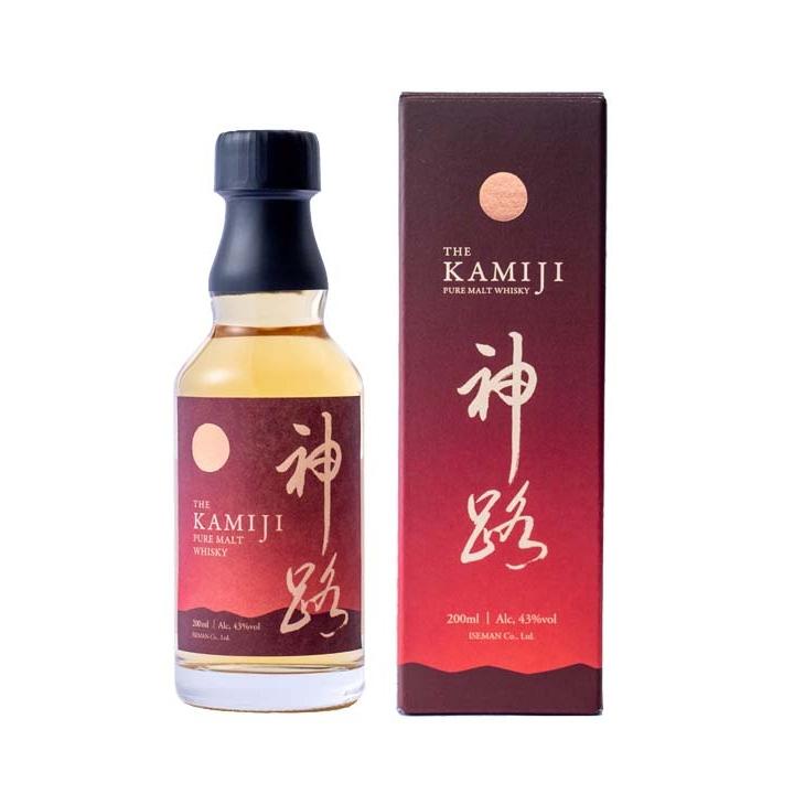 神路 KAMIJI ピュアモルトウイスキー 200ml カートン付き 伊勢萬 三重