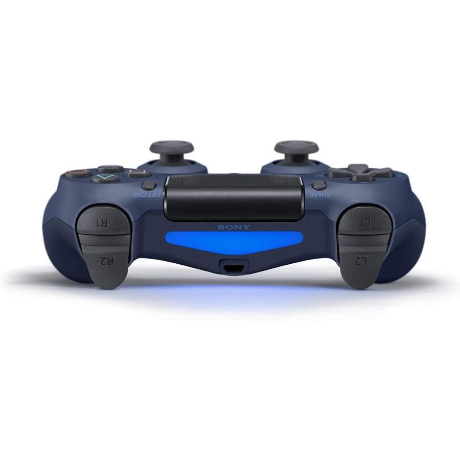 【純正品】ワイヤレスコントローラー (DUALSHOCK 4) ミッドナイト・ブルー CYBER PS4用コントローラー｜hoshiimonoshop｜04