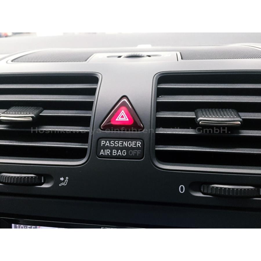 VW 純正 OEM ダークチェリー ハザードスイッチ ゴルフ5 ジェッタ 1K