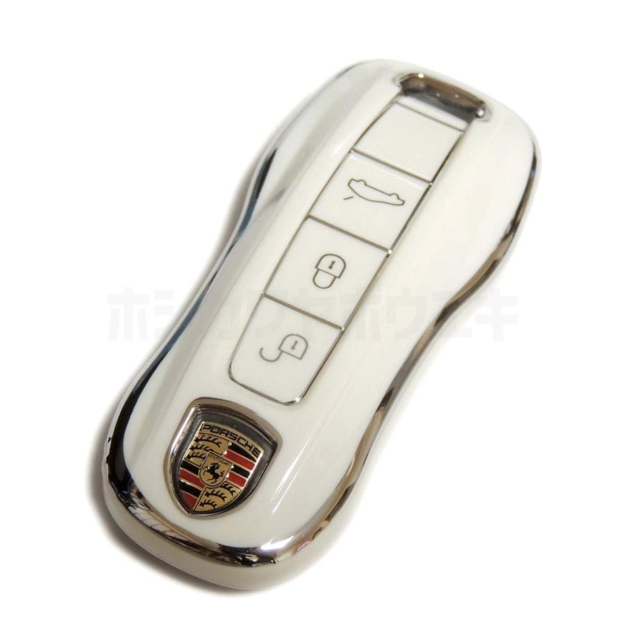 ポルシェ 【全2色・新タイプKey用】 TPU製 フルカバー キーカバー