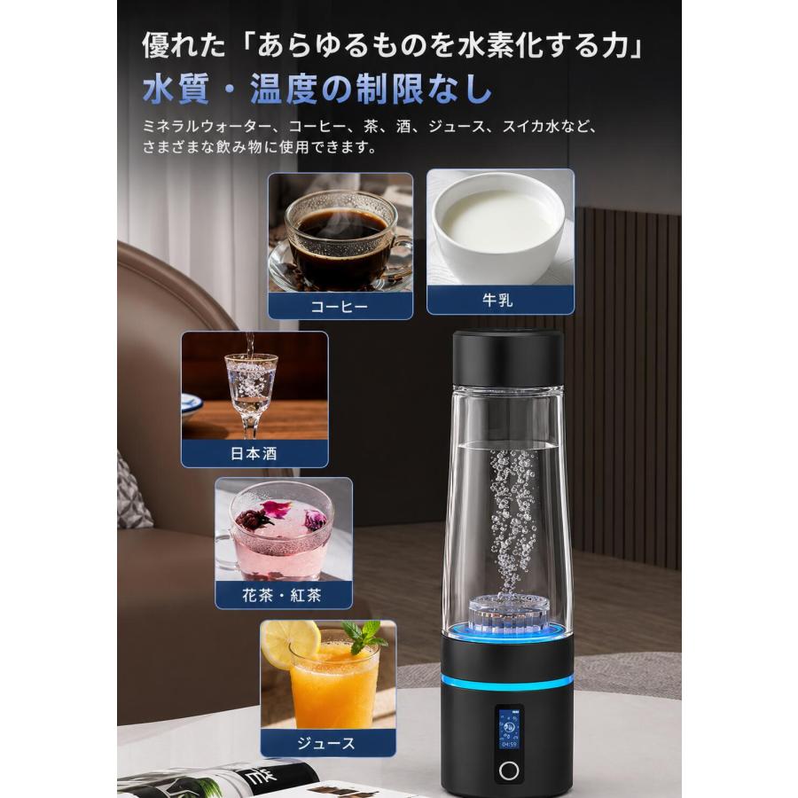 ハイドロリッチボトル 水素ボトル 水素水生成器 ジュース対応 コーヒー