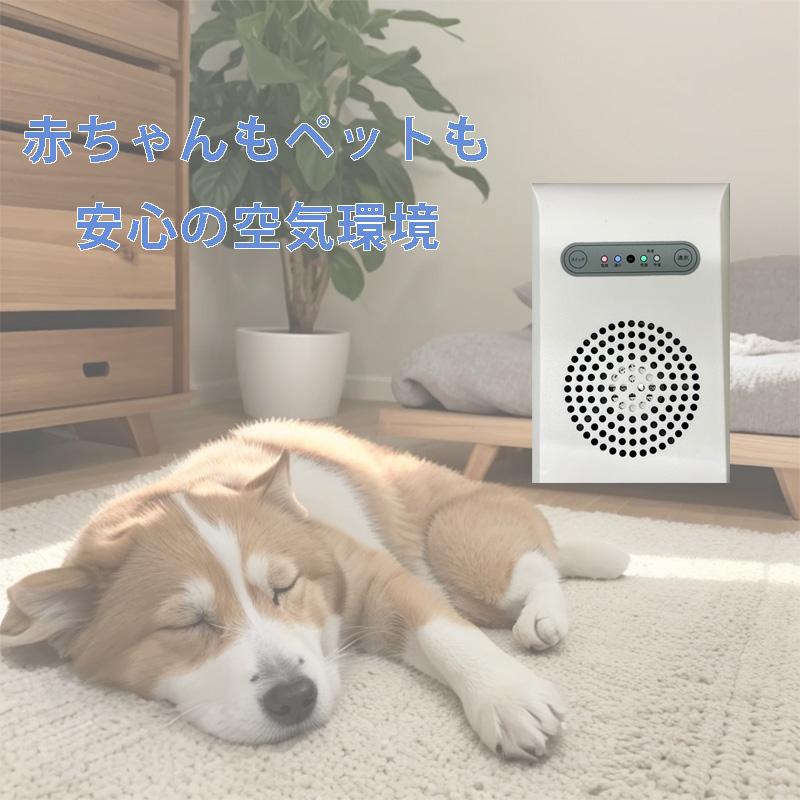 イオンプラズマ除菌消臭機 タバコ、ペット、料理のニオイ 空気中の有害