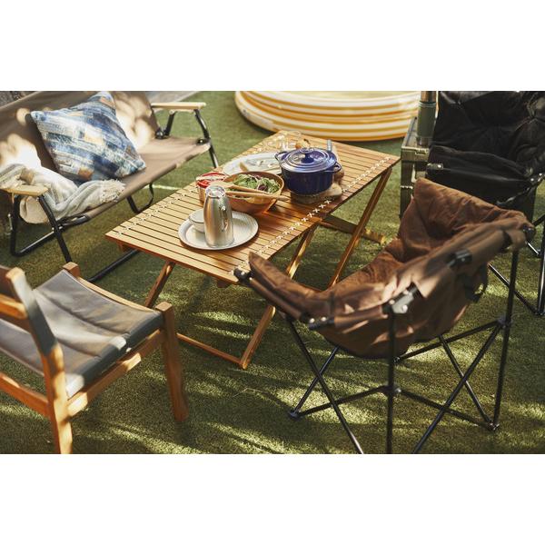 東谷 フォールディングテーブルL 低め アウトドアテーブル ロー
