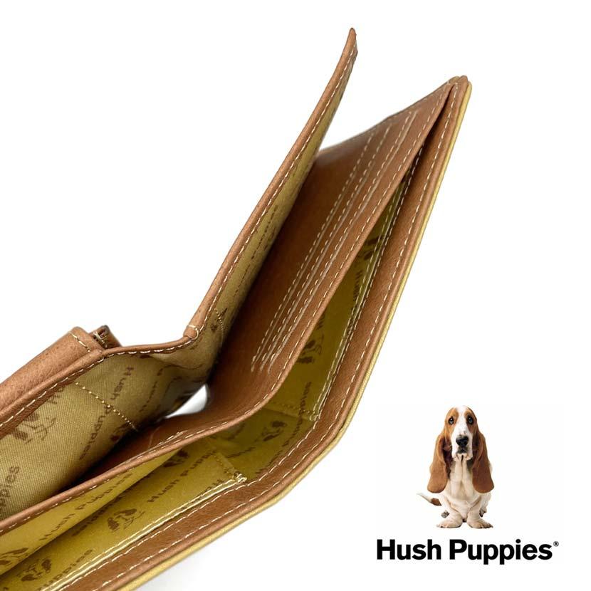 全3色 Hush Puppies ハッシュパピー リアルレザー トリコロールカラー 二つ折り財布hp0454 hp0454アップライフ