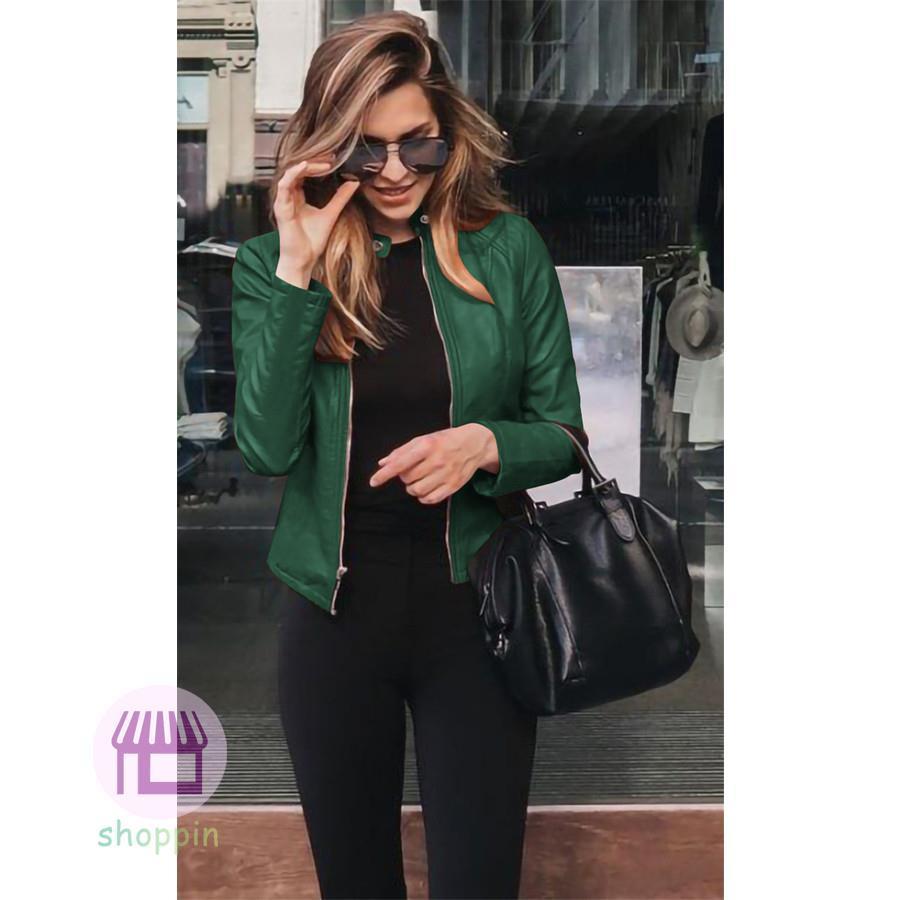 同梱不可】-革ジャン レディース レザージャケット アウター ジップア