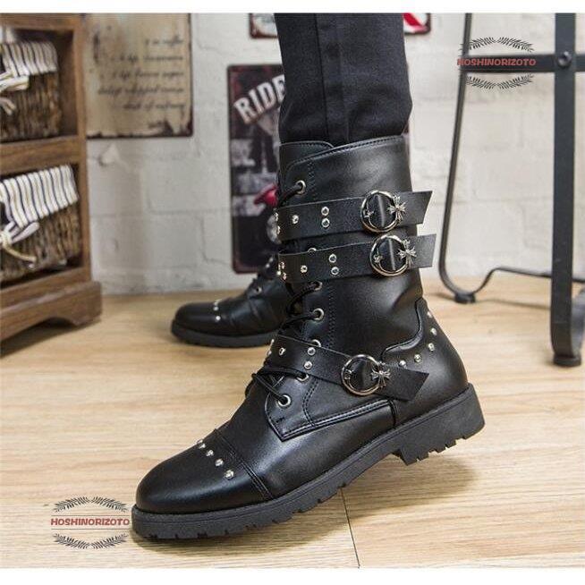 エンジニアブーツ 裏起毛 レースアップ メンズ おしゃれ 冬物 防寒 あったか 滑り止め カジュアル カッコいい 代30代40代 エンジニアブーツ カラー ブラック ボアなし Bollywoodpapa Com