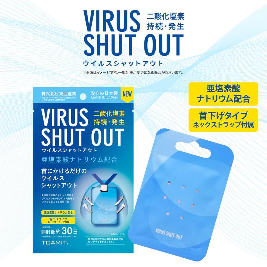 【新発売！】NEW VIRUS SHUT OUT ウイルスシャットアウト エアーマスク ネームホルダー 首掛けタイプ　日本製｜hoshinosora｜02