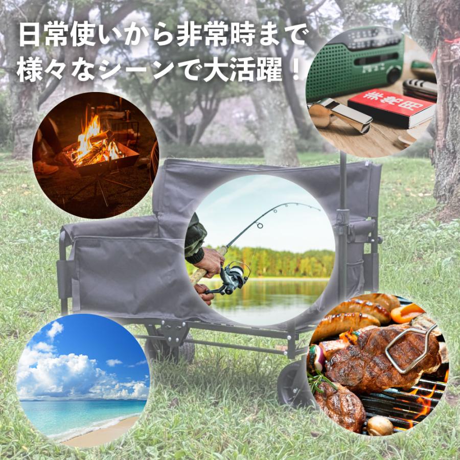 BRICKS ベンチワゴン 即納 国内発送 アウトドアワゴン ベンチになる 座れる 耐荷重 200kg 大容量 200L ベンチ キャリーワゴン アウトドアチェア キャリーカートの画像