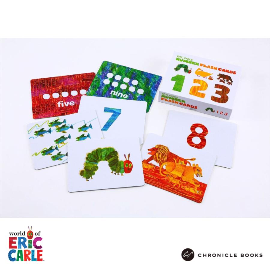 エリック・カール ナンバーカード キッズ フラッシュカード 数字 英