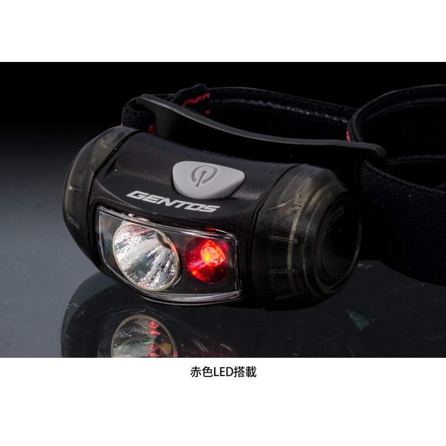 Gentos ジェントス Led ヘッドライト 小型 明るさ95ルーメン 実用点灯7 5時間 赤色サブled 単3形電池1本使用 電池は別売り xx Maria Joe 通販 Yahoo ショッピング
