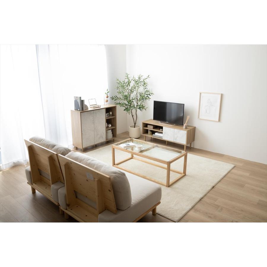 【幅96cm】Tas バイカラーキャビネット g134064]【幅96cm】Tas バイカラーキャビネット キャビネット