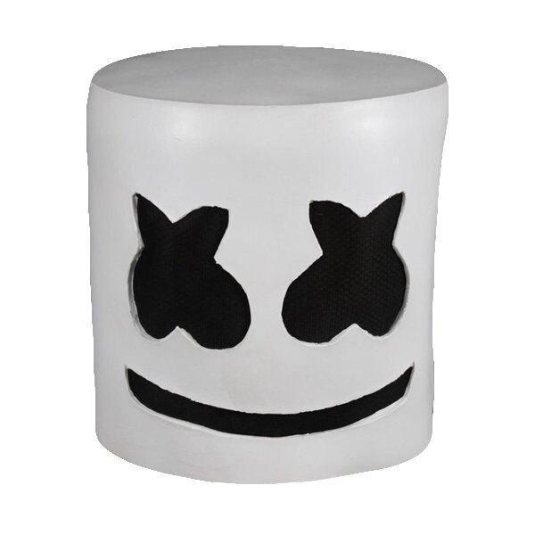 ハロウィン 覆面DJマシュメロ コスプレ 被り物 マシュマロ ホワイト