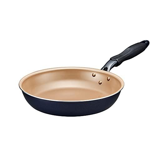 エバークック フライパン 26cm ガス火専用 軽量 【500日保証】 こげつきにくいフライパン PFOA PFOS フリー ネイビー ドウシシャ