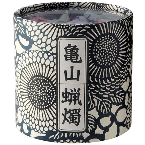カメヤマ 亀山五色蝋燭 約300本入り ローソク 約10分 筒箱 : hoshi to