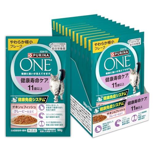 ピュリナワン キャットフード パウチ 健康寿命ケア 11歳以上 チキン