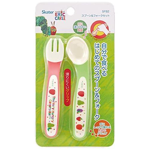 22公式店舗 スケーター 子供用 スプーン フォーク セット はらぺこあおむし フルーツ 12cm Sfb2 A Neotextreview Com