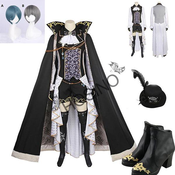 黒執事 風 シエル ファントムハイヴ コスプレ 衣装 ウィッグ 靴 靴 キャラクター衣装 Cosplay コスプレ Cosplay