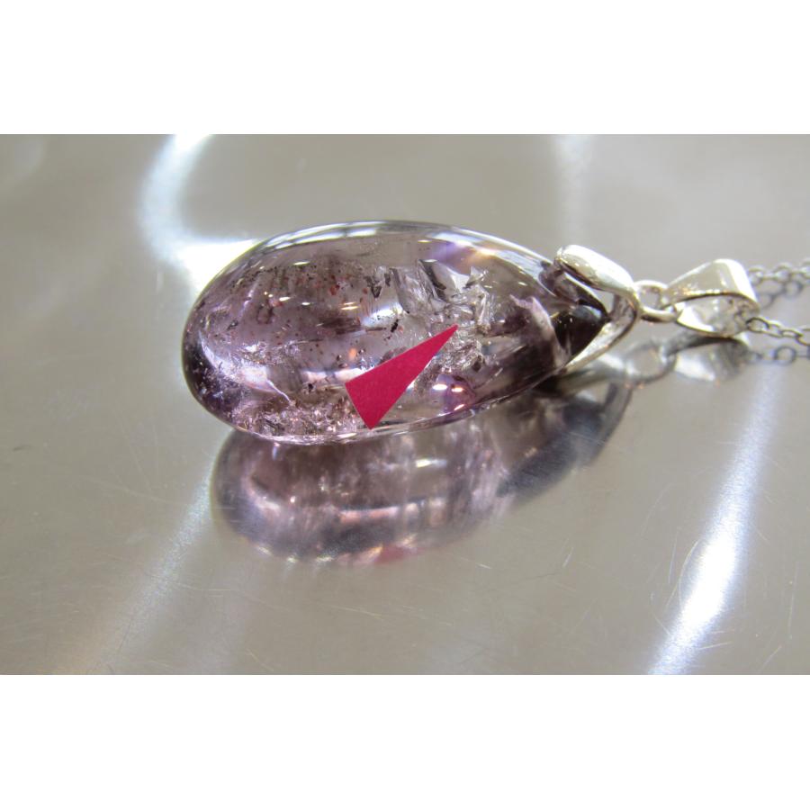 水入り水晶☆スーパーセブン原石◼️台座付 C スーパーセブン原石