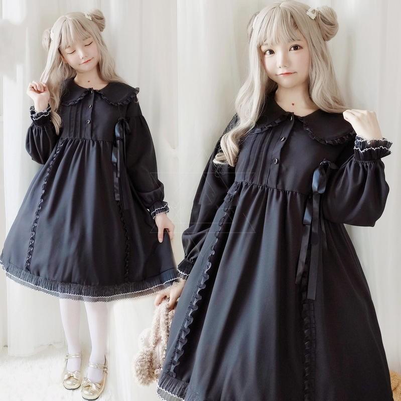ｍ229 ゴスロリ ロリータ ワンピース レディース ゴジック 二次元衣装 美人 少女ウェア ロリータ 2色あり 黒 水色 萌え萌え ダンス衣装 メイド ハロウィン M229 Hosizora 通販 Yahoo ショッピング