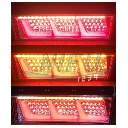 大型用テールランプ 3連テールライト トラックテールライト LED 