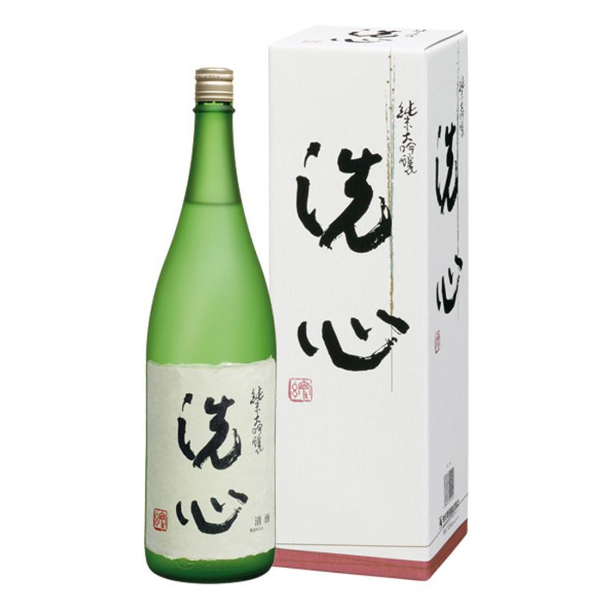 日本酒 【SALE／98%OFF】 純米大吟醸 SALE 89%OFF 洗心 1800ml 化粧箱入り
