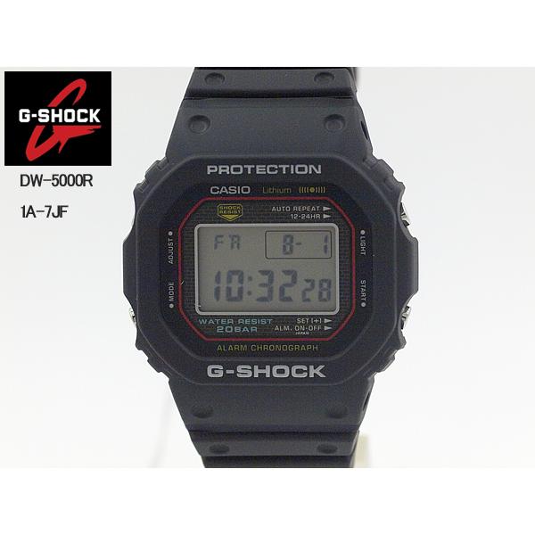 新品未使用 DW-5000R-1AJF　初代G-SHOCK復刻モデル　国内正規品 G-SHOCK カシオ Gショック 初代G-SHOCK復刻モデル DW-5000R-1AJF