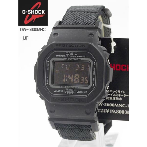 G-SHOCK カシオ CASIO NEW CLOTH BANDシリーズ 腕時計DW-5600MNC-1JF
