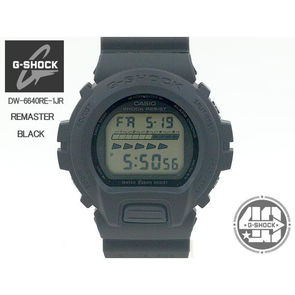40周年限定カシオ  CASIO G-SHOCK  REMASTER BLACK 腕時計 DW-6640RE-1JR｜hosoi｜02