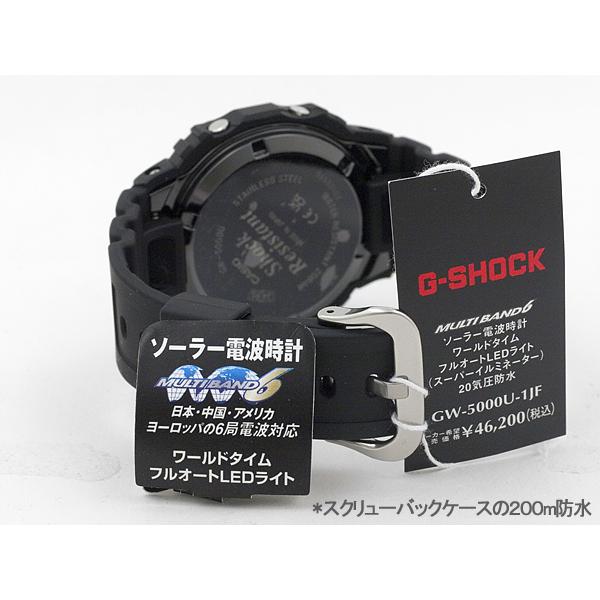 CASIO G-SHOCK GW-5000U-1JF ソーラー電波　腕時計 Amazon.com: CASIO G-Shock GW-5000U-1JF [20 ATM Water