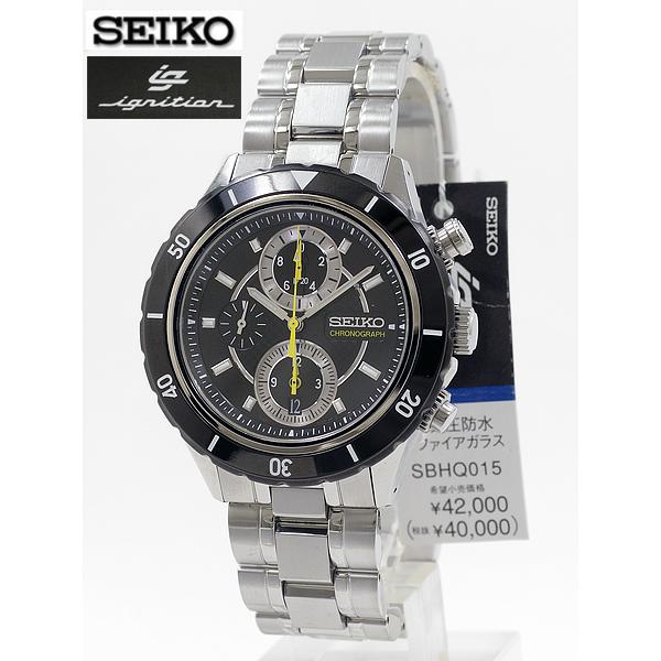 SEIKOイグニッションクロノグラフ 腕時計 SEIKO（セイコー） イグニッション クロノグラフ 腕時計 SBHQ015 : e