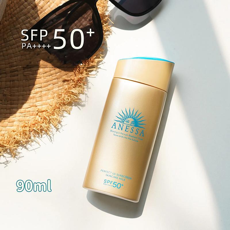 資生堂 アネッサ ANESSA パーフェクトＵＶ スキンケアミルク 90ml SPF50+・PA++++ 日焼け止め UVケア 乳液 正規品 送料無料｜hosomishoujiji｜02