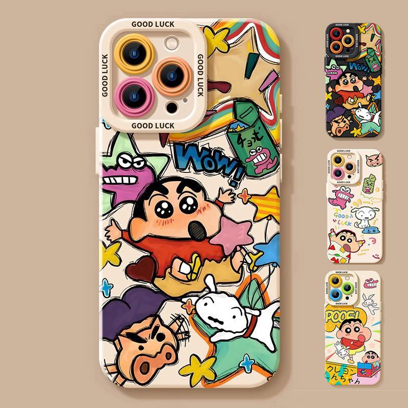 【クレヨンしんちゃん】バイク用アルミマウント シルバー　スマホ スマホケース クレヨンしんちゃん シルバー iPhone 16 ケース クリア