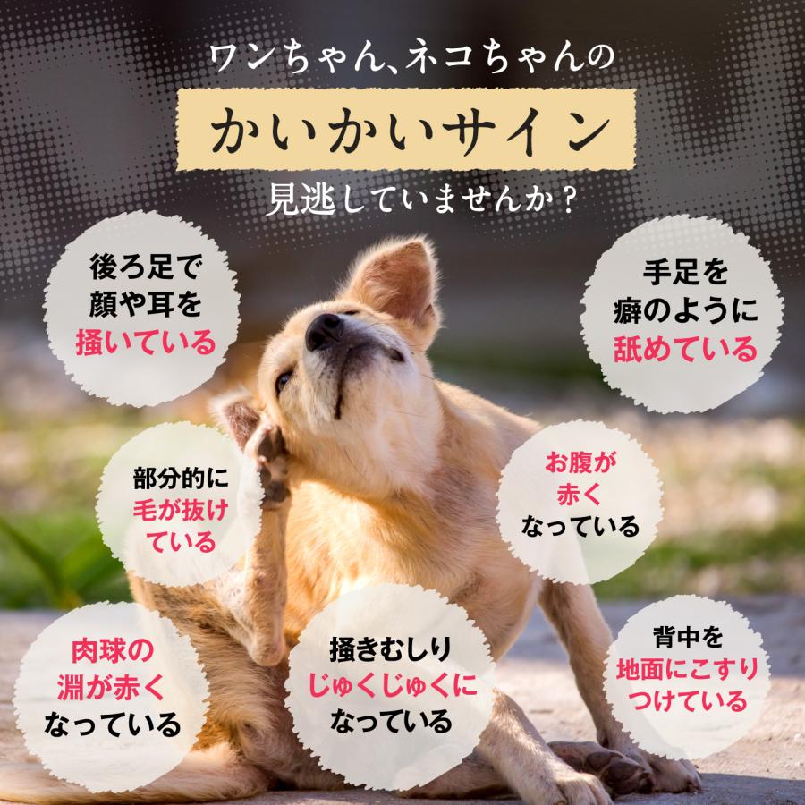 犬 猫 スキンケア 乾燥 かゆみ止め フケ 涙やけ 肉球ケア クリーム 保湿 毛ツヤ 目 耳 口 無香料 CARESUI（ケアスイ）ジェル150g 3本｜hospitality-shop｜04