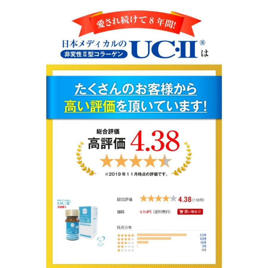 非変性2型コラーゲン あすつく コンドロイチン プロテオグリカン サプリ サプリメント UC-2 お試し 20粒 10日分 初回限定 お1人様3袋まで｜hospitality-shop｜04