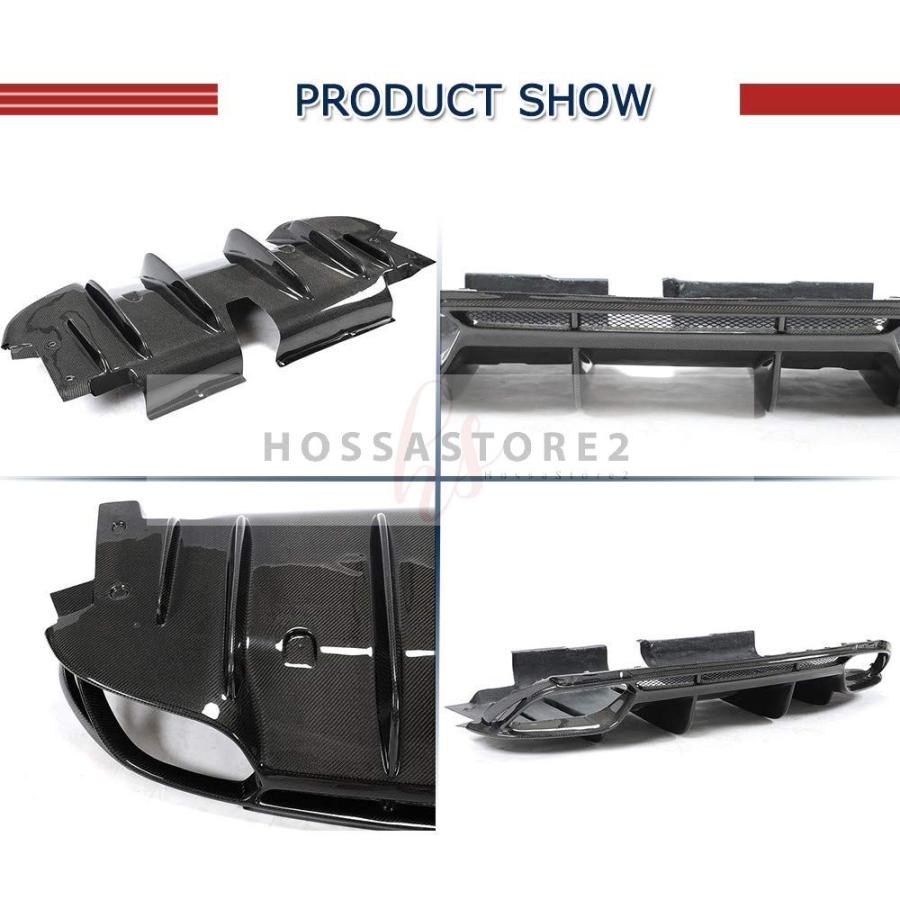 中古 アルファロメオジュリアベースセダン2015-2020カーボン バンパーリアディフューザーカバーロワーリップスポイラーボディキット 【AAA1475921310】(52205円)