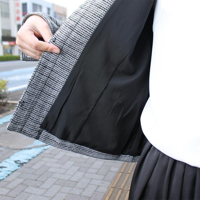 MB mint breeze（エムビーミントブリーズ） ツイード ノーカラー