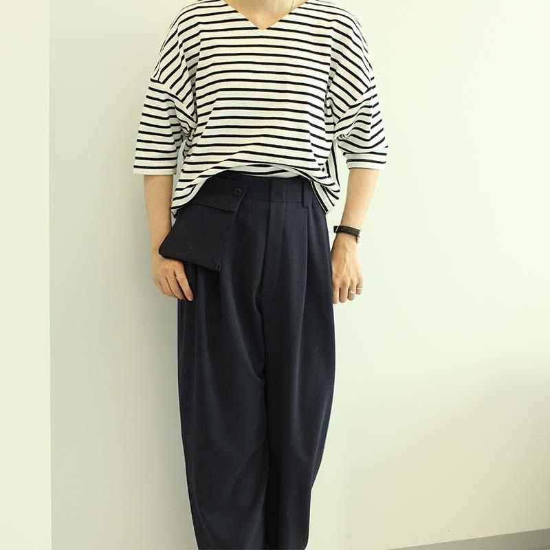 美品　近年　プリーツプリーズ　テーパードパンツ　ポケット付　パープル　サイズ5 美品 近年 プリーツプリーズ テーパードパンツ ポケット付 パープル