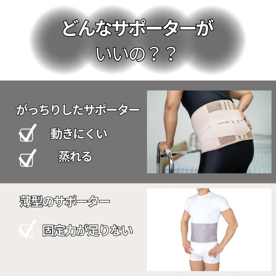 腰痛ベルト 腰サポーター 【理学療法士企画】 腰痛 コルセット 骨盤