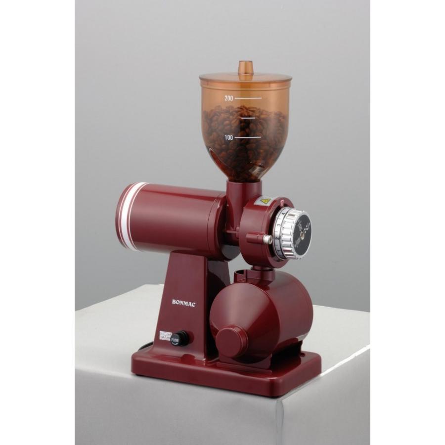 即納】BONMAC ボンマック コーヒーミル レッド BM-250N 電動 家庭用