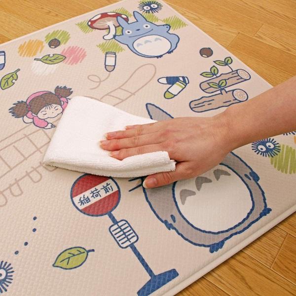 【即納】拭ける！お手入れ簡単なとなりのトトロのPVCロングマット 『お絵かき』 45×240cm センコー キッチンマット ジブリ｜hot-you777｜04