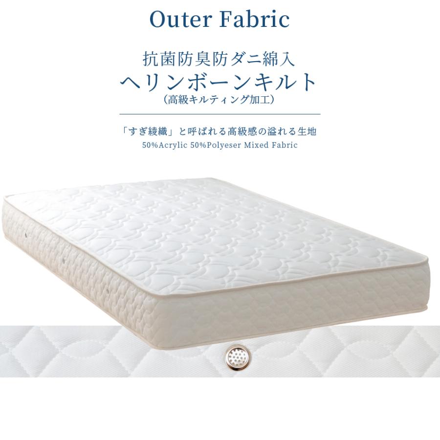 マットレス ダブル 高密度6.5インチポケットコイルマットレス マットレス ダブル 高密度6.5インチポケットコイルマットレス